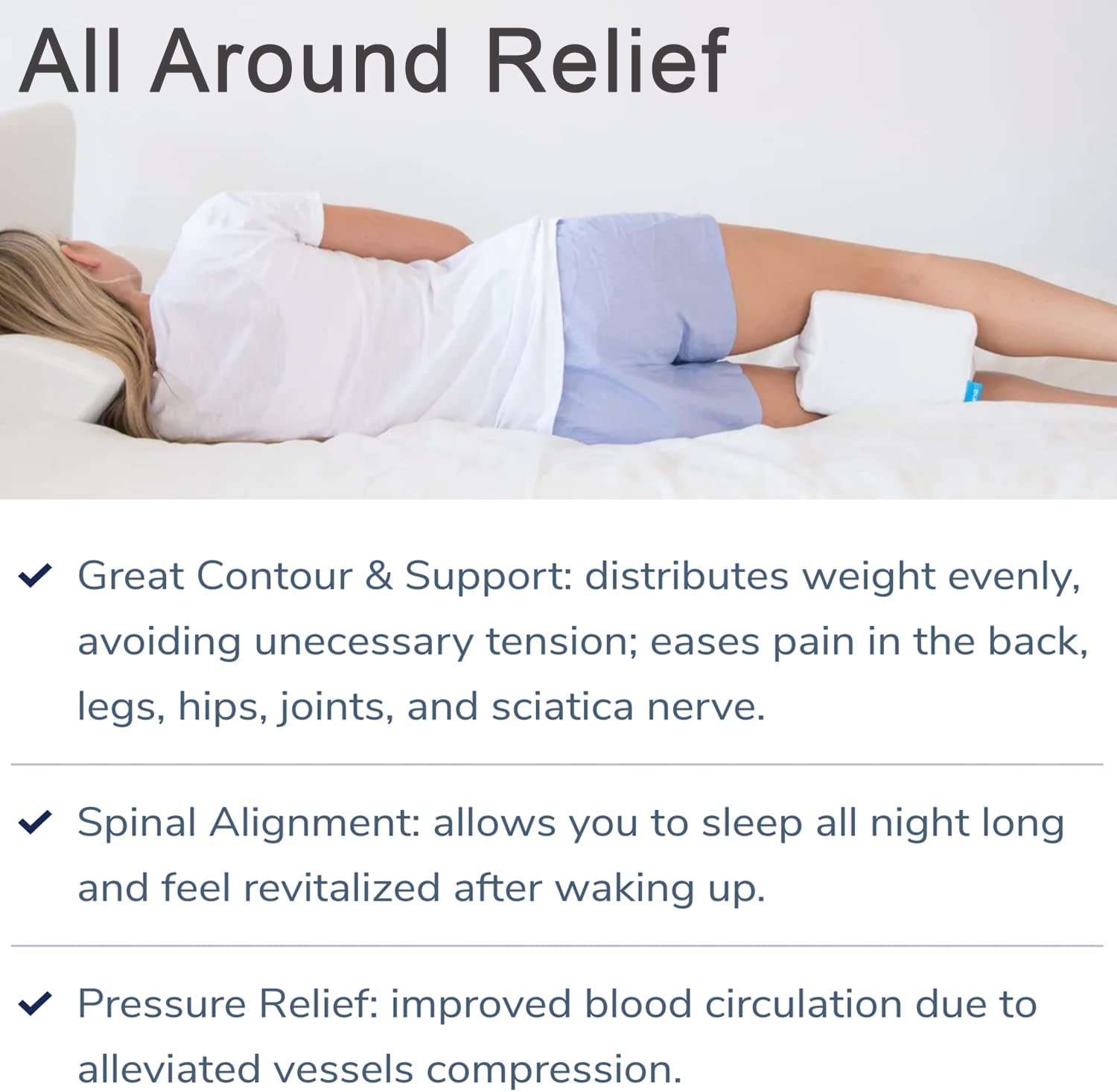 Spinal shops alignment pillow between legs