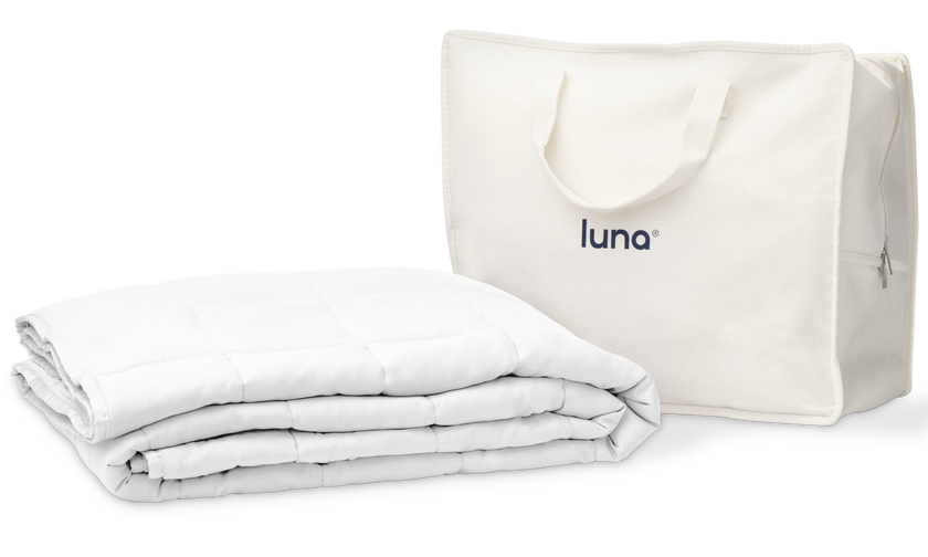 Cooling Bamboo Weighted Blanket Machine Washable Luna Luna