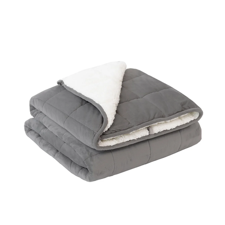 The "Dreamland Delight" Sherpa Fleece Weighted Blanket